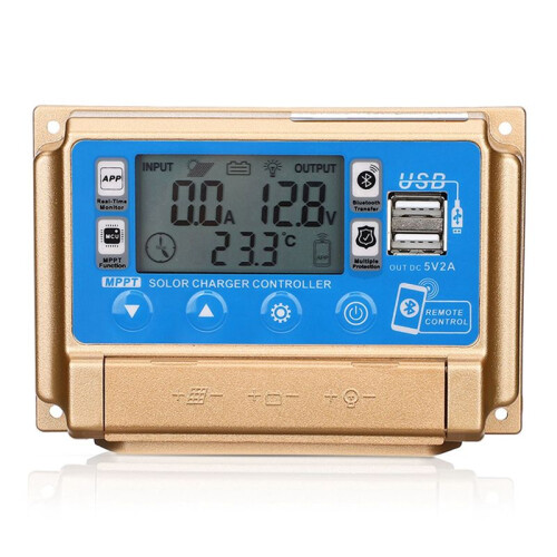 Solar Controller Adaptive MPPT Solar Controller med  12V/24V Solar Charge Controller-30A