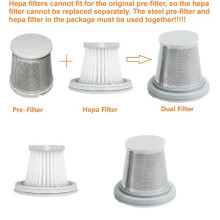 Filtre Hepa de Remplacement pour Filtres Hepa Lavables Fanttik Série V8