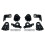 1Pair Front Headlight Bracket Repair Kits for - E-CLASS W214 E260 E300 2024-2025 A2148206202 A2148206302 1