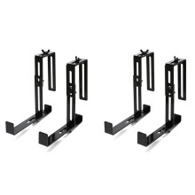 4 Pcs Balcony Railing Hanging Flower Pot Hook Planter Hanger Adjustable Holder Wall Pots Outdoor Metal Bracket