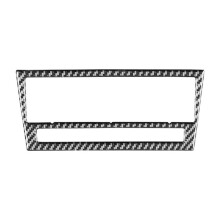 För A4 S4 B7 2005-2008 Carbon Fiber Center Console Luftjustering Panel Kåpa Trim Interiörtillbehör