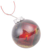 Classical Christmas Book Pendant User Friendly Translucent-Red