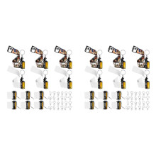 24 Stuks Sublimatie Camera Filmrol Sleutelhangers met Vervangende Sleutelhangers Foto Sleutelhangers voor Verjaardag Doe-Het-Zelf Ambachten