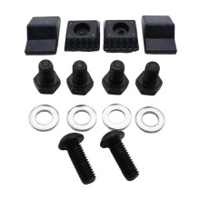 4Pcs Car Rear Trunk Stop Buffers Mounting Kit for - E Class W124 A124 C124 S124 A1247580044 A1247580144