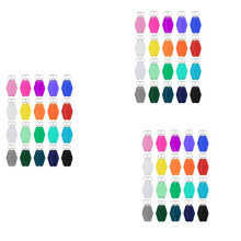 120 Pièces Vintage Motel Porte-Clés 20 Couleurs Hôtel Porte-Clés Blanc Transfert de Chaleur Ornement pour Sublimation Vinyle Bricolage Faisant