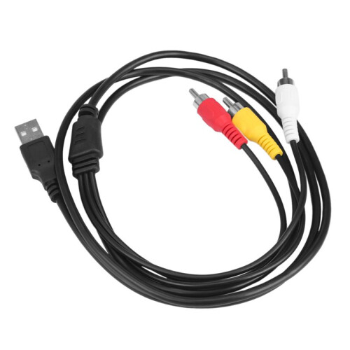 2X 3 Rca to Usb Cable 1