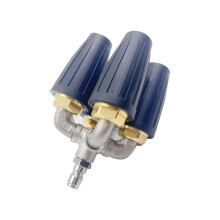 4-In-1 Turbine Nozzle Pressure Washer,2.0 Orifice Quadruple,360 Swivel Turbine Nozzle,1/4inch Quick Connector,Black