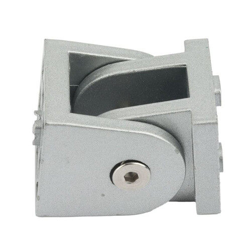 4040 Conector de Ángulo Recto con Bisagra Flexible para Perfil de Aluminio 1