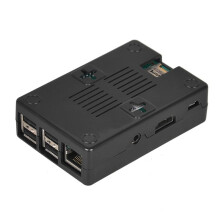 4X for Raspberry Pi 3 Model B Case, Protective Case Raspberry Pi 3 Model B NOT Included (Black)
