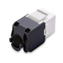 100-Pack Cat6A RJ45 Jack - Cat6 Compatible -180 Degree Toolless -Ethernet Wall Jack -Cat6A Network Coupler