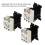 Solid State Relay Heat Sink,6PCS Aluminum Heatsink PID Temperature Controller Heat Sink for SSR-10,25,40A 6