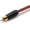 4X RCA Speaker Cable Bare Wire to RCA Plug, Replace RCA Plug Connector Adapter to Bare Wire Open Audio Video 4