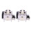 4Pcs 3D Analog Vibration Joystick Thumbstick Controller Module Thumb Stick for   360 Ps2 Repair Parts 3