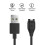 2X Replacement USB Data Sync Charging Cable Wire for  Fenix 5/5S/5X/Forerunner 935/Quatix 5, BLACK 2