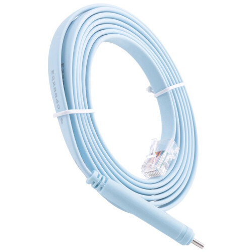 2X Câble de Configuration de Console USB Vers Type C Câble de DéBogage de Routeur Série de Type C Vers RJ45 1