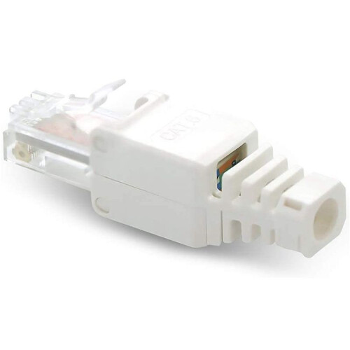 40 x Network Connectors Tool-Free RJ45 CAT6 LAN UTP Cable Plug Without Tools Cat5 Cat7 Installation Cable Patch Cable 1