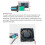 6PCS Computer Case Fan Governor PWM Speed Controller 12V Single Way 4 Pin Low-Power Silent Fan Governor Controller 6