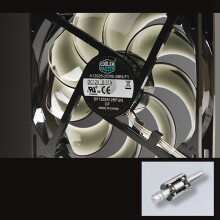 2X COOLER MASTER 120 120mm PWM Chassis Fan Gale Volume Silent Fan 12025 Chassis Fan ( Light)