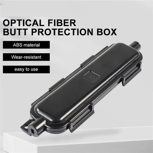 30Pcs Optical Fiber Protection Box Drop Cable Rotection Box FTTH SC Adapter Type Waterproof Protected Box