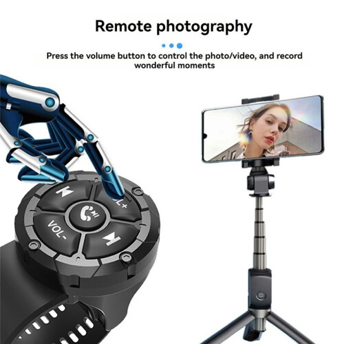 Car Steering Wheel Control 5 Keys  Remote Button Helmet Earphone Motorcycle Handlebar Media Controller 2