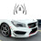 För   CLA Class C117 AMG  2013-2015 Front Bumper Lip Splitter Spoiler Diffuser Cover Trim Kolfiber 3