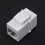 50Pcs RJ45 Connector  Jack Cat6 Extension Coupler Ethernet Network LAN Cat 6 Coupler Jacks Extend Adapter,White 2