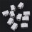 50Pcs RJ45 Connector  Jack Cat6 Extension Coupler Ethernet Network LAN Cat 6 Coupler Jacks Extend Adapter,White 4