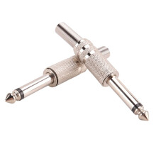 6,35 mm Mono Verstärker Stecker 1/4Zoll Stecker Mono Mono Buchse Audio Kabel Anschluss Stecker Mikrofon Audio Anschlüsse 40 Stück