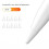 30Pcs Silicone Replacement Tip Case Protective Cover for  Pencil 1St 2Nd Touchscreen Stylus Pen Case White 4