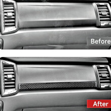 Voor Ranger 2019-2022 Carbon Fiber Co- Dash Strip Trim Opbergdoos Handgreep Cover Interieur Accessoires