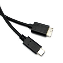 5X Hard Drive Cable,USB 3.1 Type-C Male to USB 3.0 Micro-B Male Data Cable for Tablet Phone