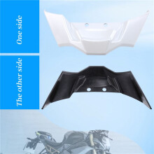 Carenagem de Asa de Motocicleta Downforce Naked Spoiler Aerodinâmico Dianteiro Winglet para  S1000R 2021-2023 S1000 R Branco