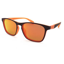Superdry SDS 5017 Sunglasses 127P Black over Orange w/ Polarized Red Lenses