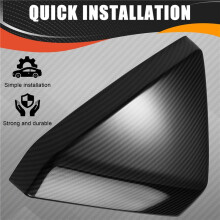 Rearview Mirror Shell Rearview Mirror Cover Reflector Shell Carbon Fiber Pattern Rearview Mirror for