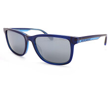 Superdry SDS 5029 Sunglasses 106 Crystal Blue with Silver Mirror Lenses
