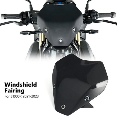 Spoiler Windscreen Windshield Wind Deflector Screen Shield Spoiler for  S1000R S 1000R 2021-2023 Black 2