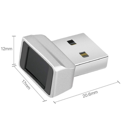 2X USB Fingerprint Reader for Windows Security Key Biometric Fingerprint Scanner Sensor Module for Instant Contact Easy 2