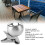 Windproof Iron Ash Tray with Lid – Polished Silver, 12.4oz, 10cm Diameter 3