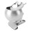 Windproof Iron Ash Tray with Lid – Polished Silver, 12.4oz, 10cm Diameter 14