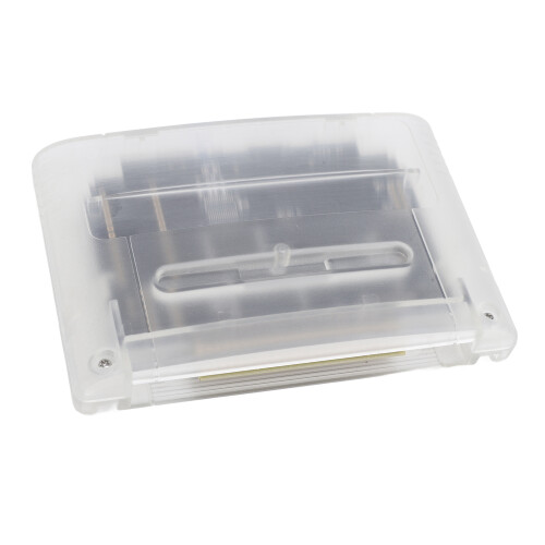 3000-en-1 8 Go Blanc-Transparent SNES SFC US 1