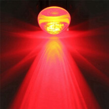 Rostfritt Stål Marint Undervattens-LED-Ljus 12V Undervattens-9 LED-Avloppspluggljus M12x1.25 Navigationsljus Rött Ljus