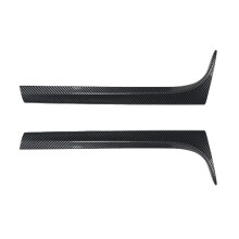 Car Rear Window Side Spoiler Canards Splitter for B8 B8.5 Rear Windshield Side Wing Trim Sticker Carbon Fiber