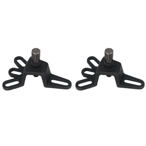 2 Pcs Universal Brake Drum Puller Tool Wheel Hub Puller Repair Tool Handheld Puller for Motorcycle Tricycle 2
