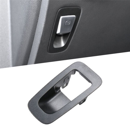 Car Electronic Parking Brake  Panel Handbrake  Panel Frame for   GLC W253 2016-2021 Black 2