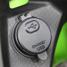 Motorcycle USB Charger with Voltage Display USB+Type-C Port Socket for 400 650 Versys 650 Accessories