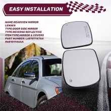 L+R Rearview Mirror Lenses Exterior Door Side Mirror for 200 300 2011-2021 68101147 68101146
