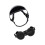 Shock Absorbing Pet Ridings Helmet Goggles Set-Black 1