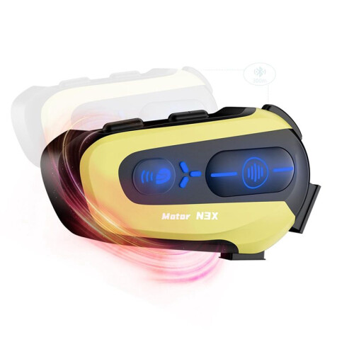 Motorhelm  Headset 300M Intercom Ruisonderdrukking Helmluidsprekers Zachte/Harde Microfoon IP65 Waterdicht 1