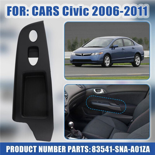 Car Front Right Window Glass Lifter  Panel Cover 83541-SNA-A01ZA for   2006-2011 Window Regulator Panel 1