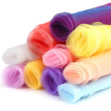 2M Multicolor Assorted Gauze Cloth Perfect For Festival Handmade